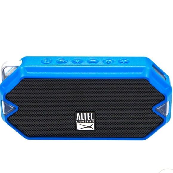 NIB New Altec Lansing Royal Blue HydraMini Portable Speaker Wireless Music - Picture 1 of 10